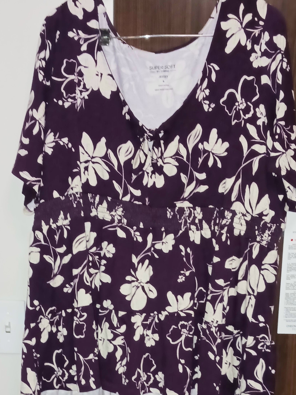 TORRID Tie Front Babydoll Top 4X SIZE 26